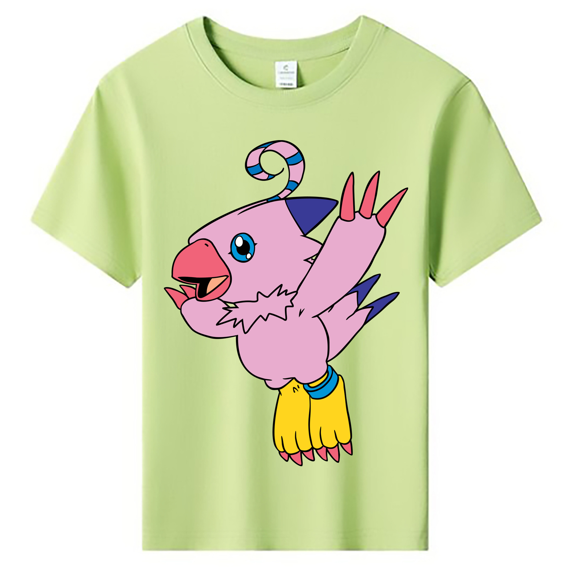 （画像用） Digimon デジタルモンスター/デジモン 綿100％キッズTシャツ（フロントプリント）